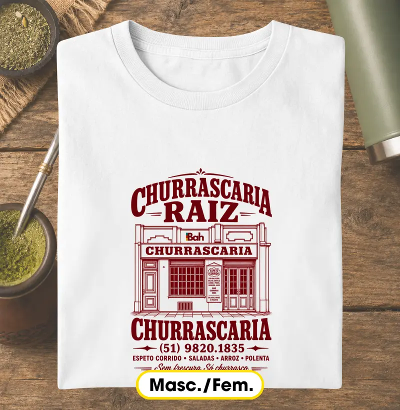 Churrascaria Raiz - Camiseta