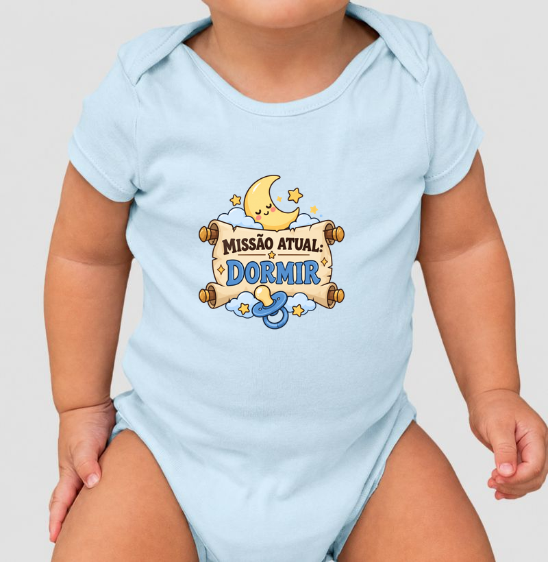 MISSÃO ATUAL DORMIR - Body Infantil