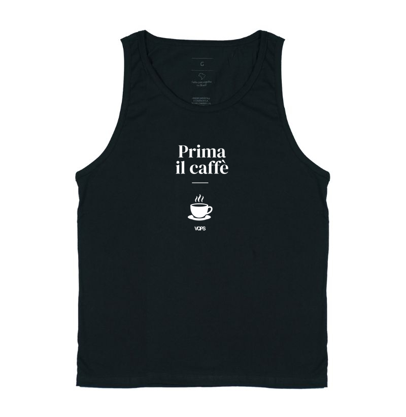 "Primeiro o café" - Regata
