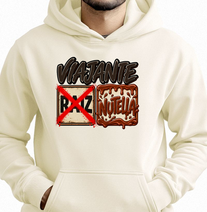 Moletom viajante nutella