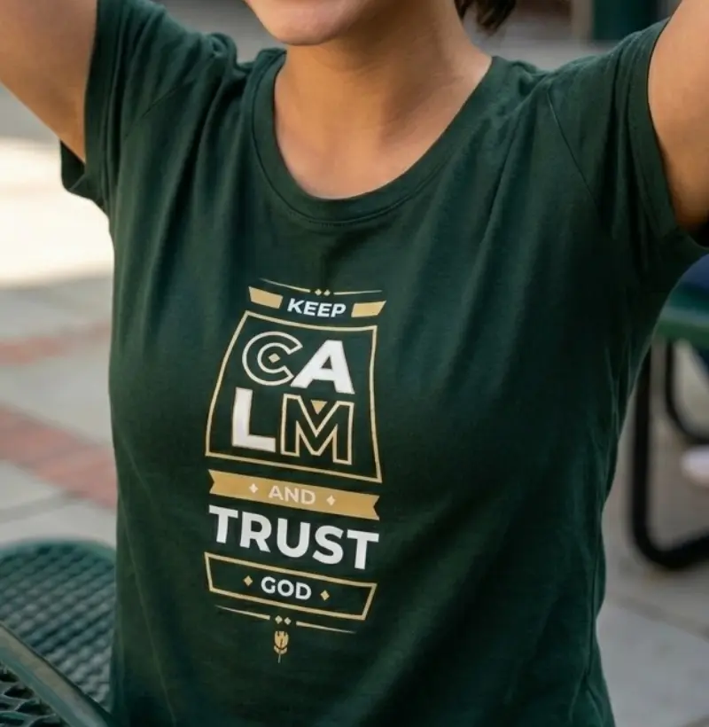 Keep Calm and Trust God.
