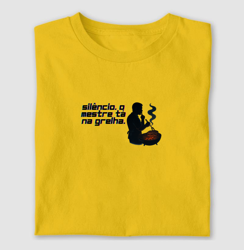 Silêncio. O mestre tá na grelha.