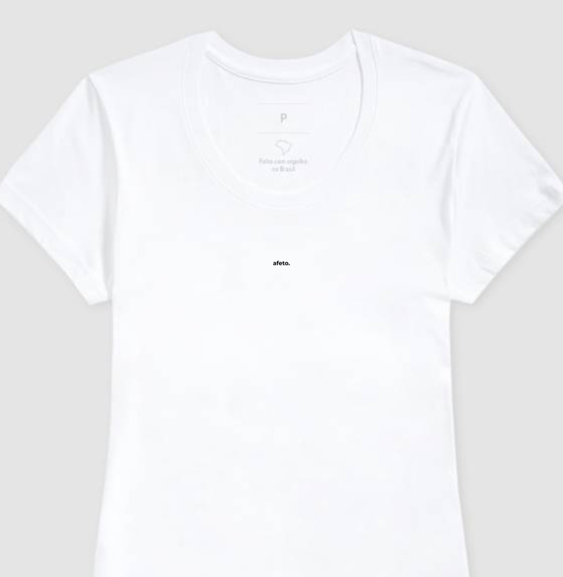 Camiseta afeto.