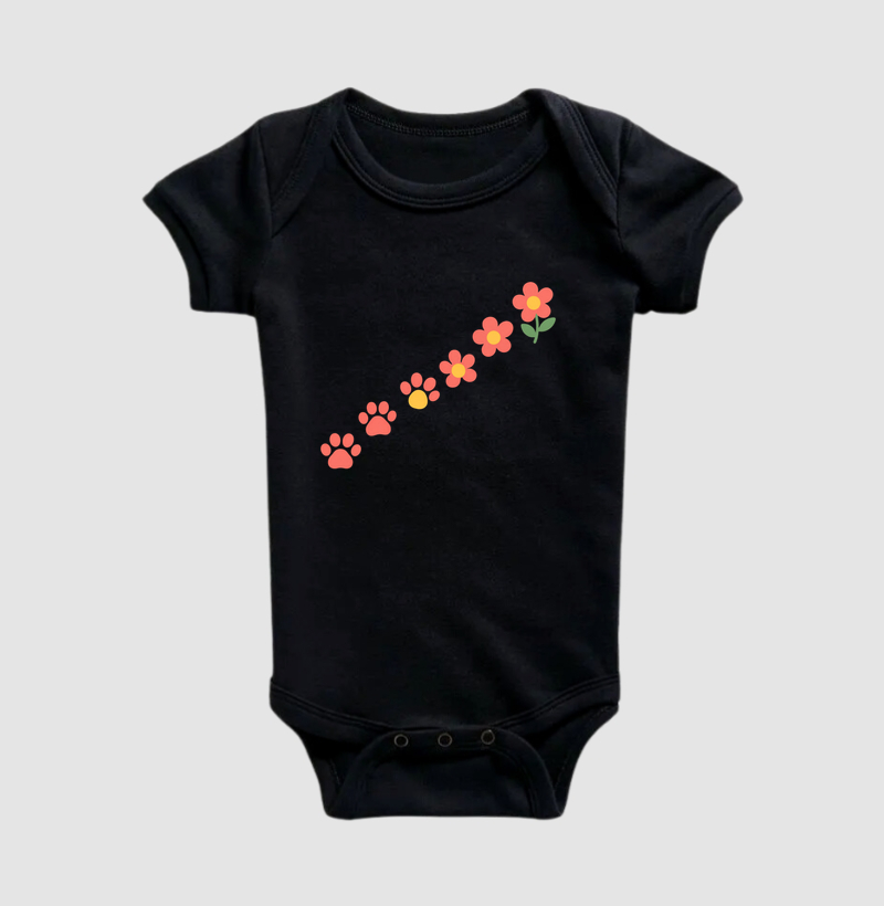 Flor & Patas - Body Infantil