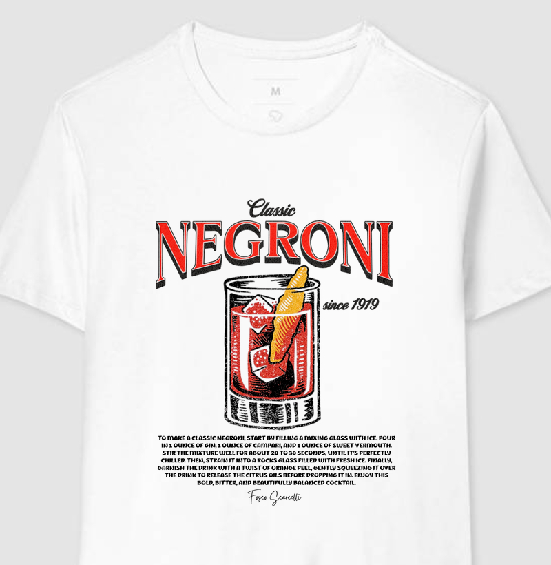 Camiseta Classic Negroni Fosco Scarcelli