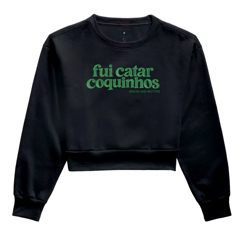 Moletom Cropped Fui - Cropped Moletom
