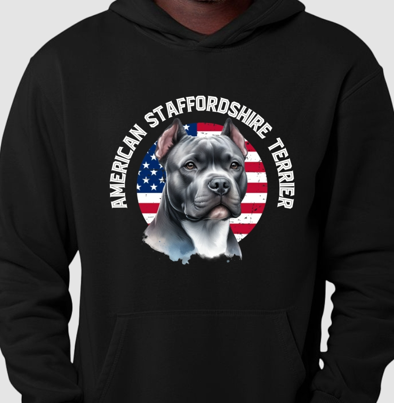 Hoodie Moletom Amstaff USA Flag