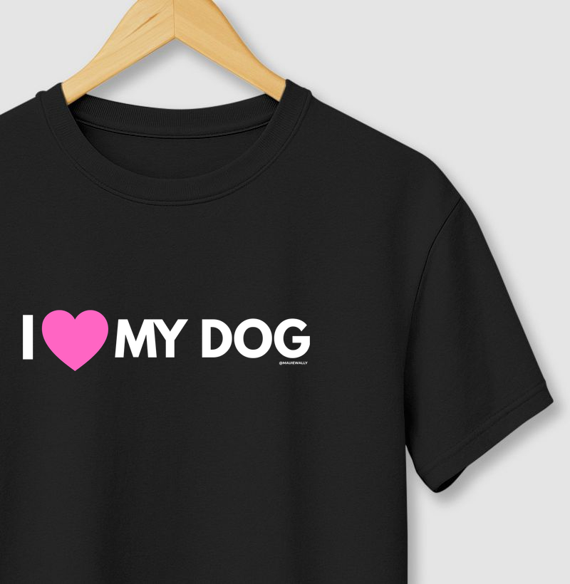 Love my dog pink