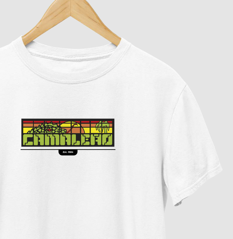 Camiseta Masculina Camaleão - Marca 1984 - Camiseta
