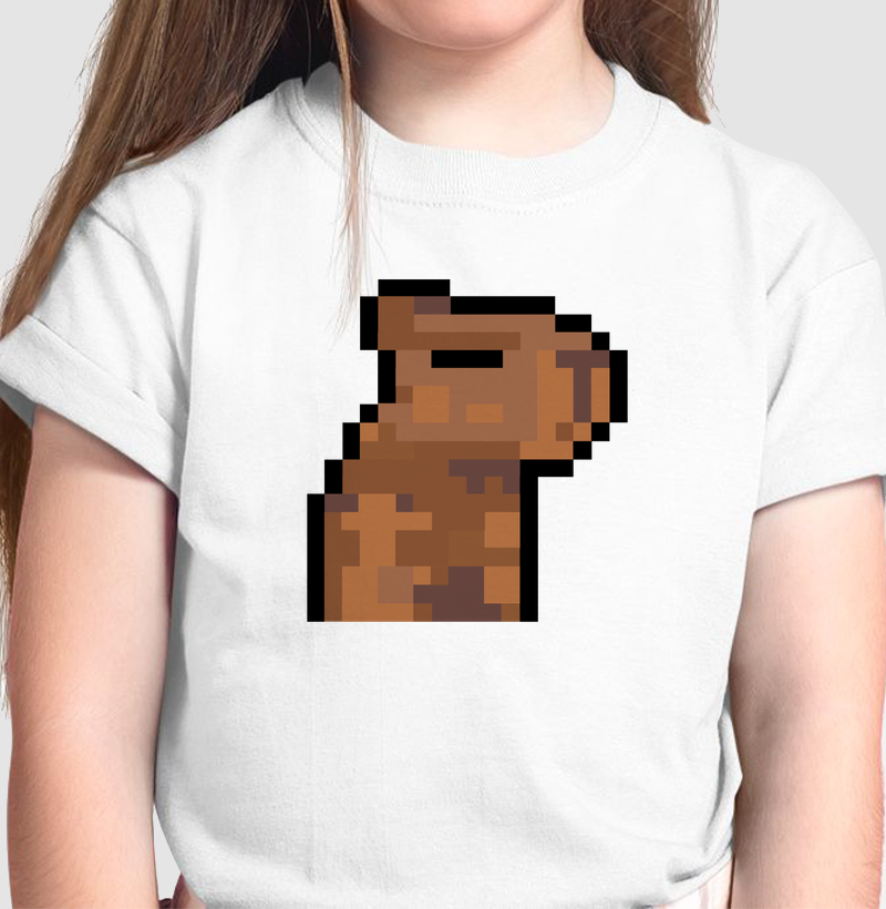 Capivara Pixel – Think Tee