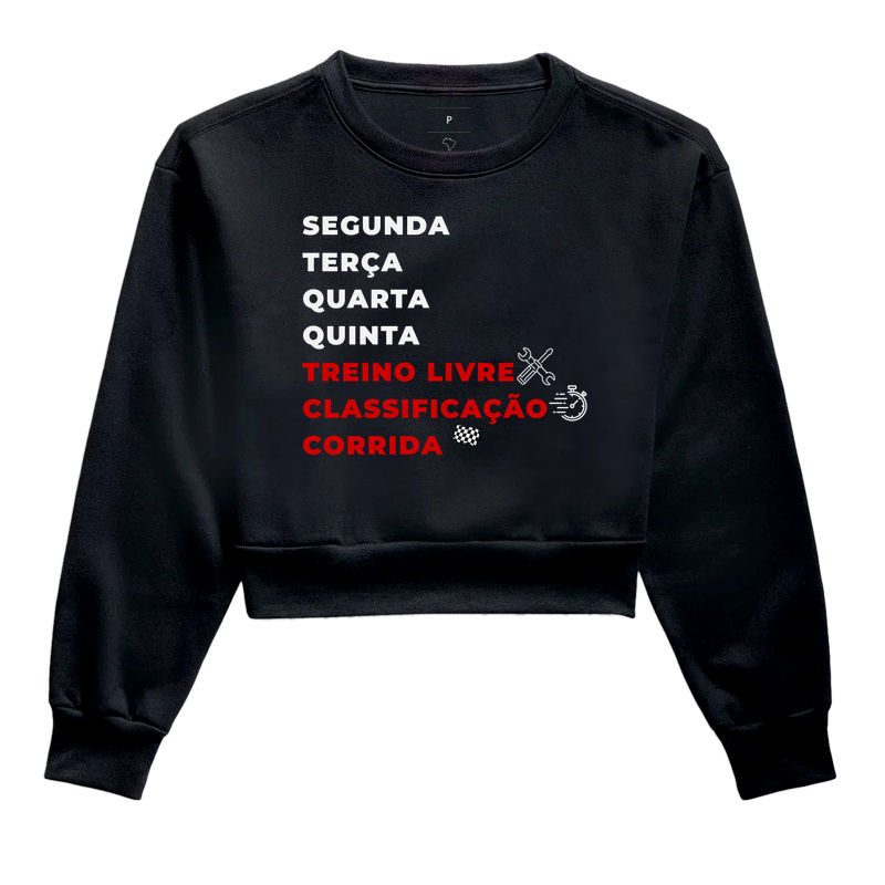 Agenda do Sofredor - Cropped Moletom
