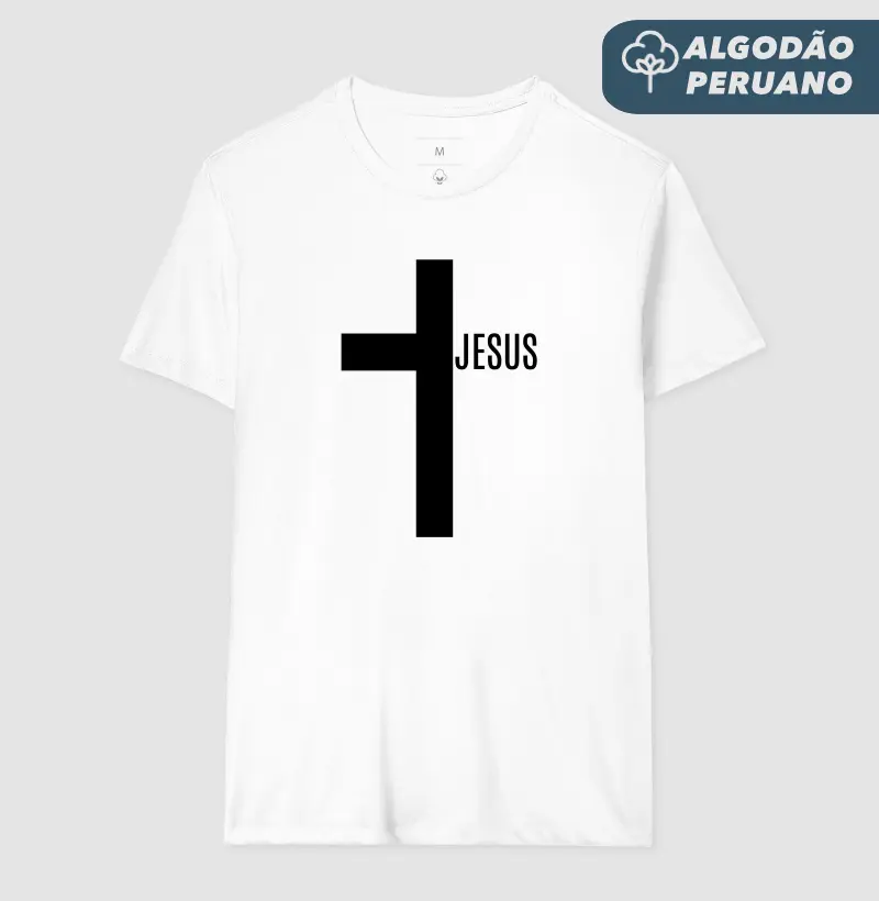 Cruz Jesus - Estampa Preta
