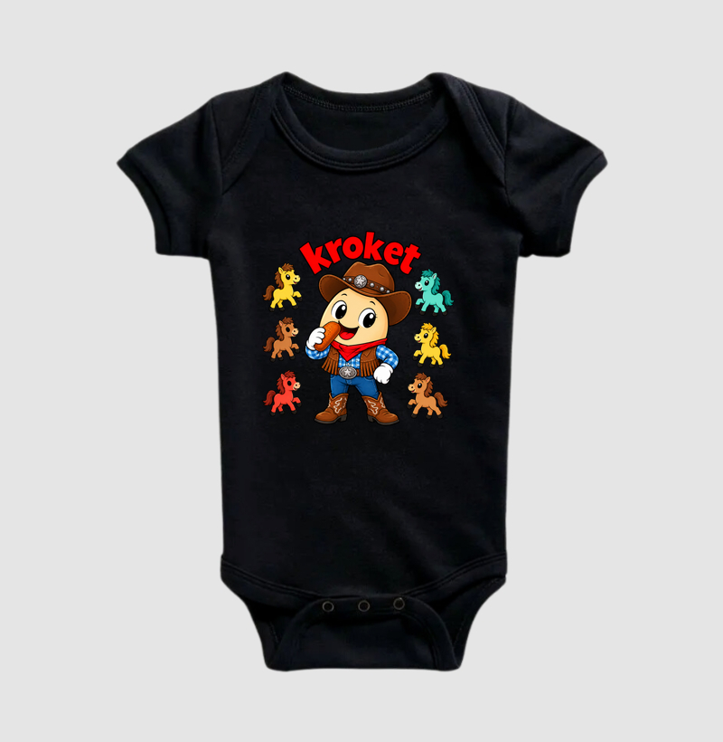 Egg Kroket - Fazendeiro - Body Infantil