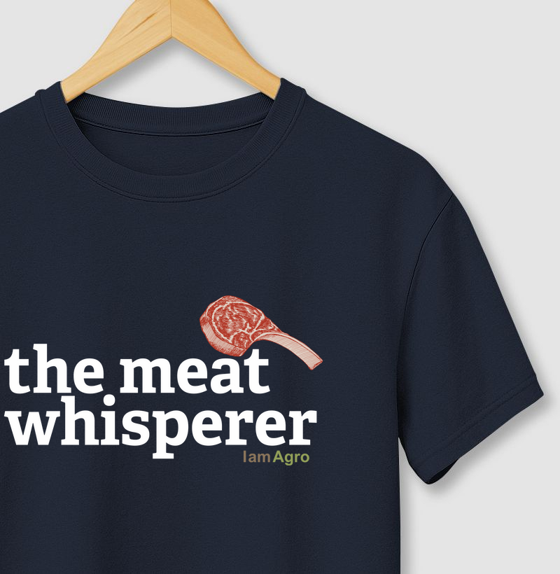 Camiseta Agro - O encantador de carnes
