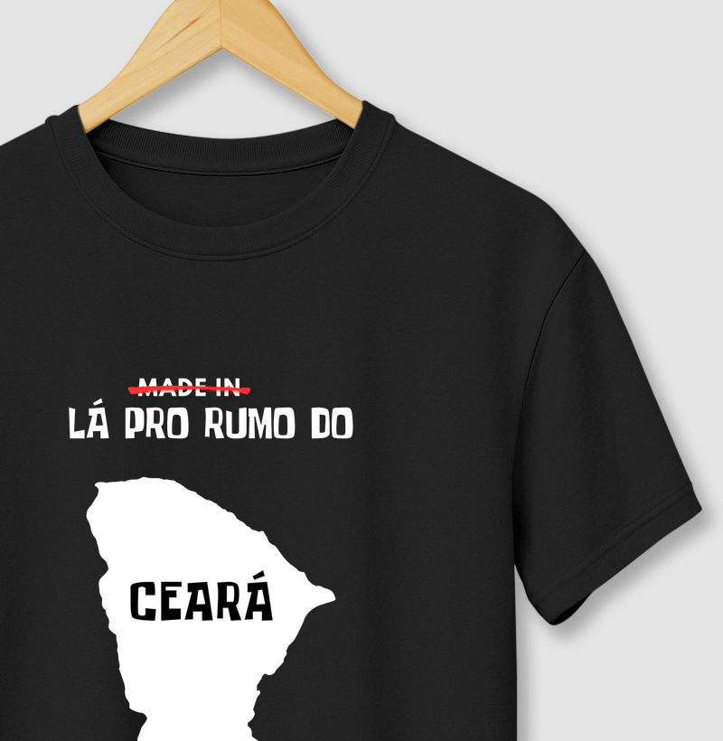 Camiseta "Lá pro rumo do Ceará" | Oxente Wear