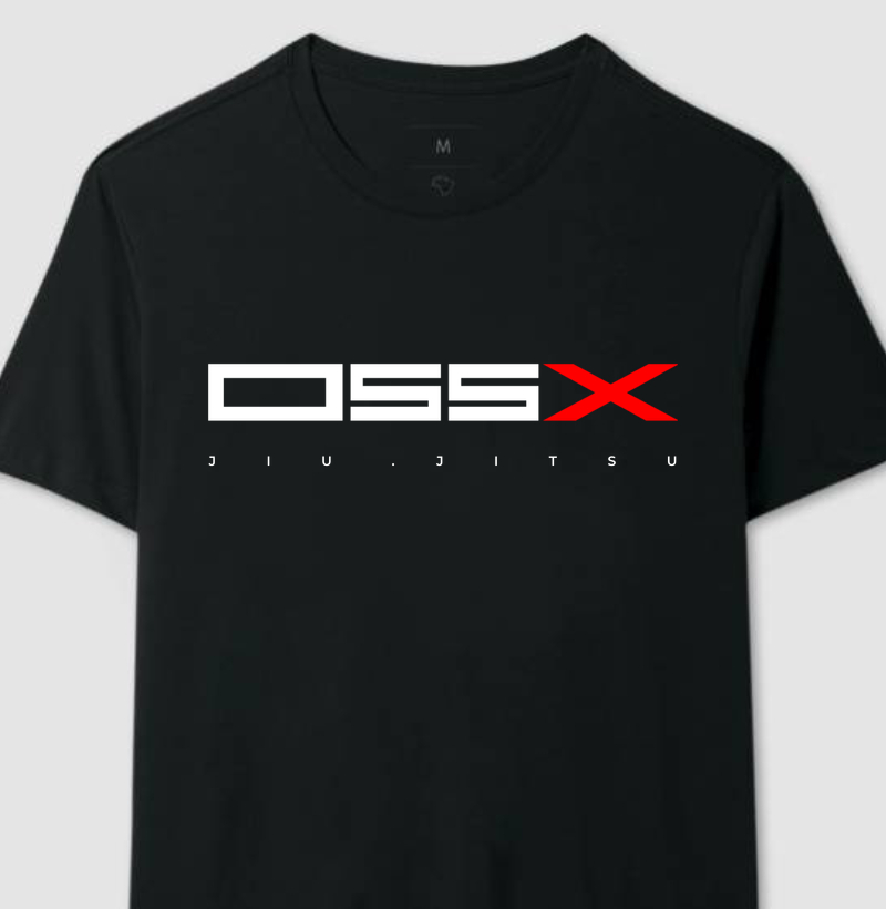 Camiseta OSSX Logo | Jiu Jitsu | Preta