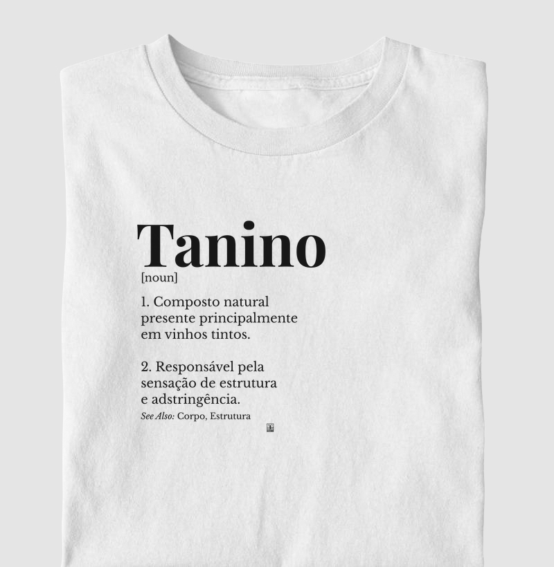 Camiseta Tanino — Wine Dictionary
