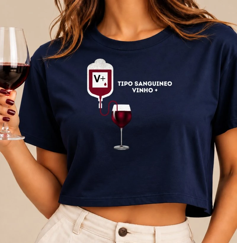 Tipo Sanguíneo Vinho + - Cropped