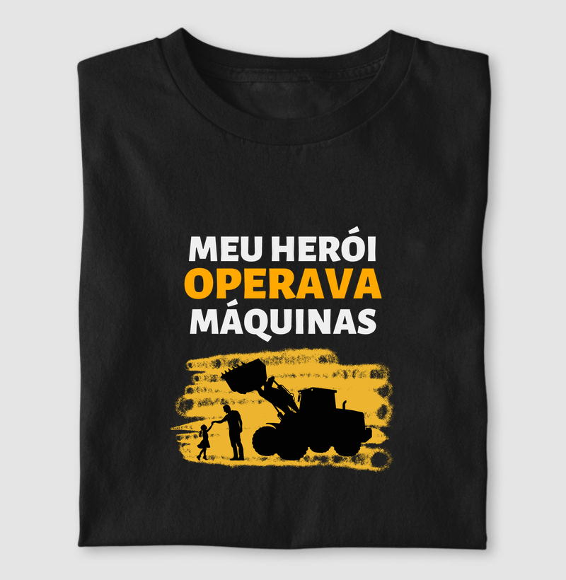 meu herói operava máquinas - carregadeira