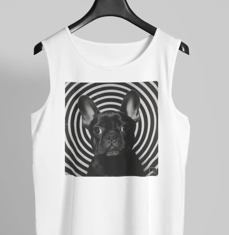 Regata Bulldog Frances "Hypnotic - Preto"