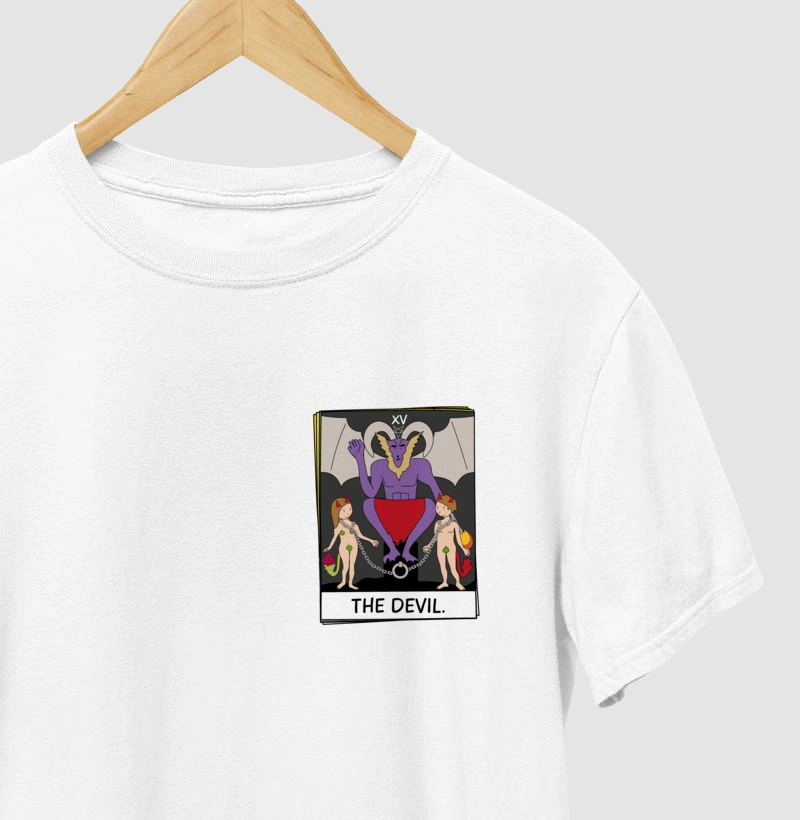 Camiseta The Devil - Estampa Tarot