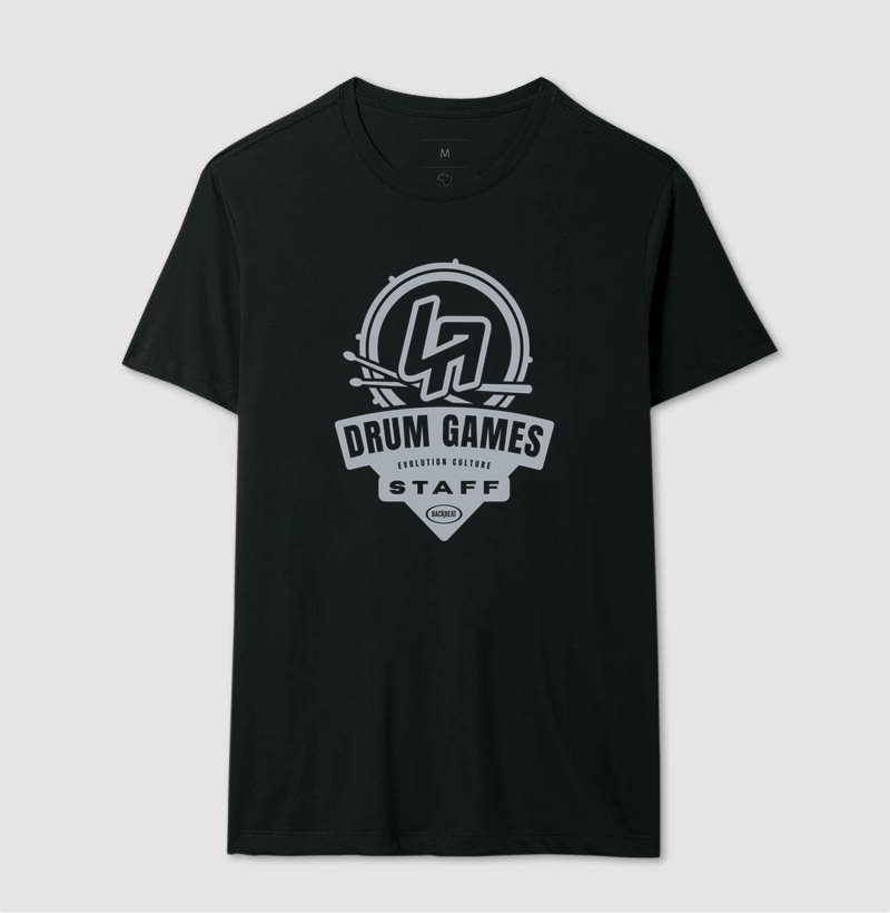 Camiseta Equipe Staff L.A Drum Games - Prata
