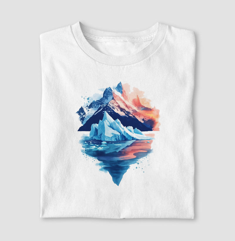 Camiseta Coração Glacial