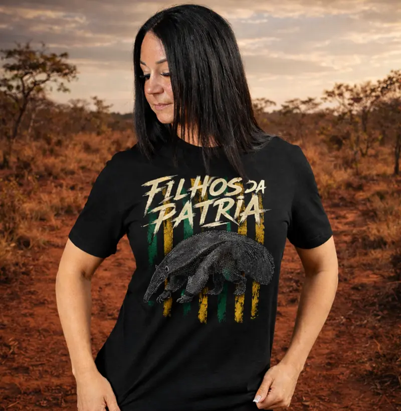 Camiseta Filhos da Patria Tamandua Bandeira