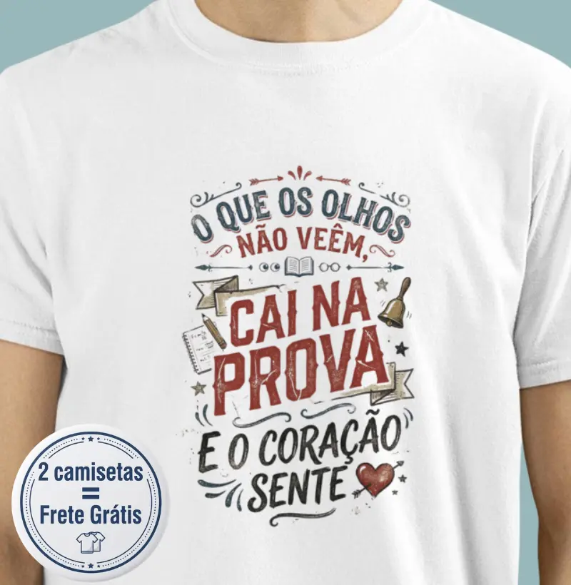 Camiseta Premium Professor/Pedagogo