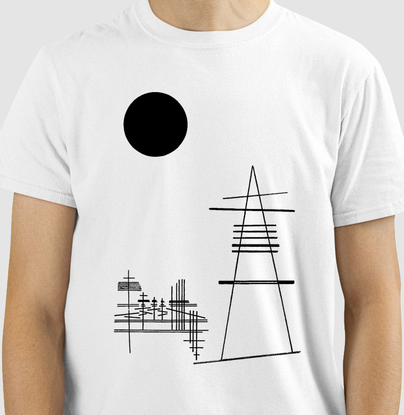 Kandinsky Linhas e Circulo