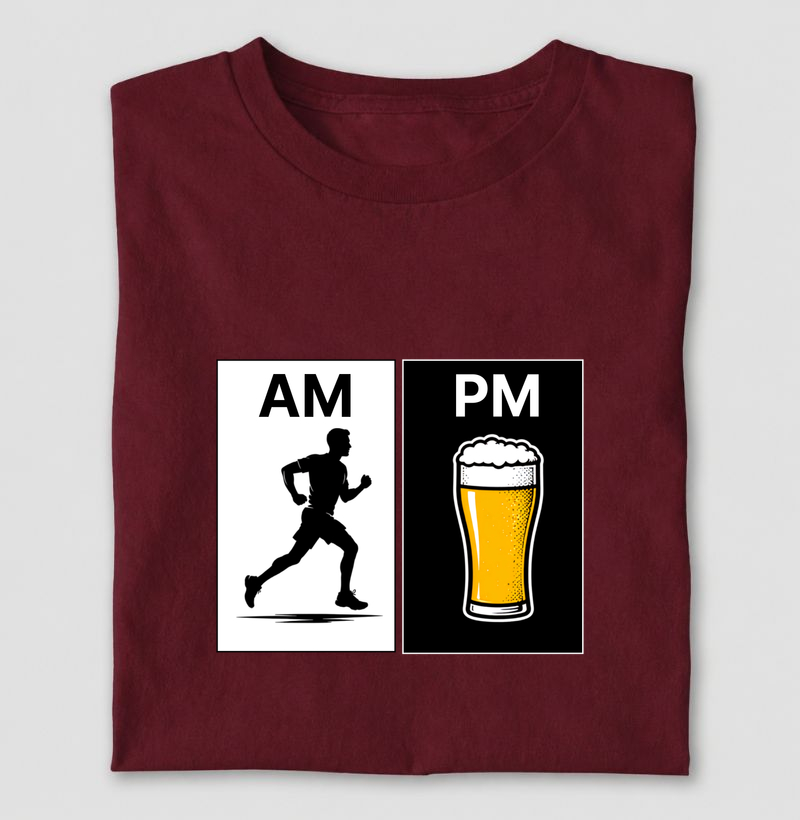 Camiseta Corrida - Corredor AM, Cerveja PM