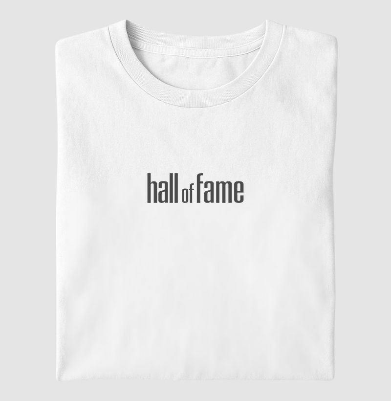 Camiseta estampada hall of fame