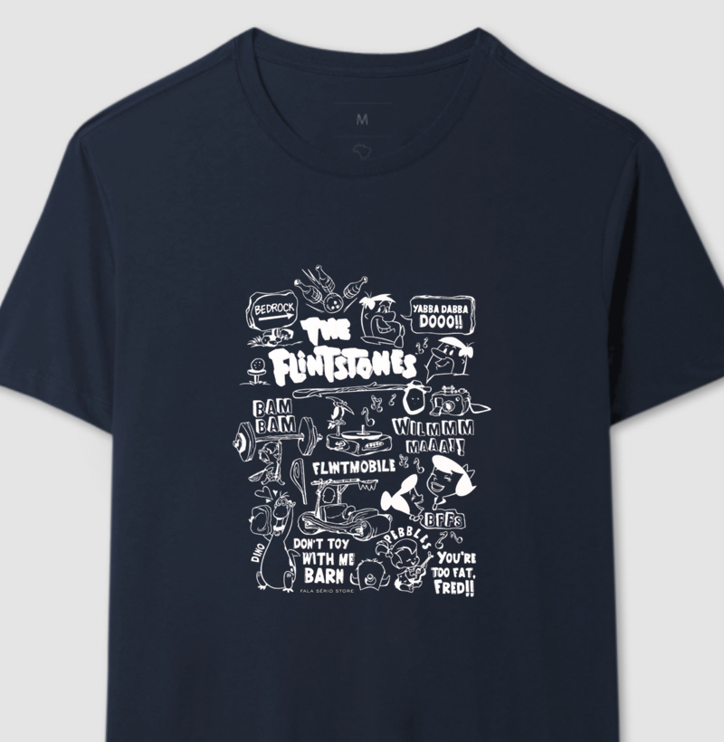 Camiseta Os Flintstones – Fala Sério Store