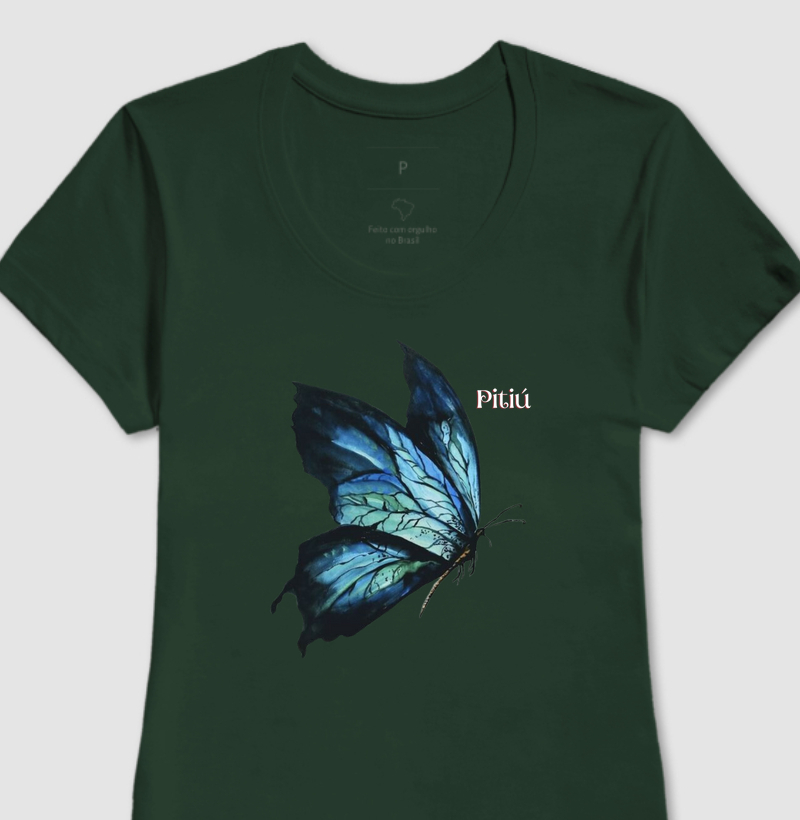 A liberdade nas asas de uma borboleta.