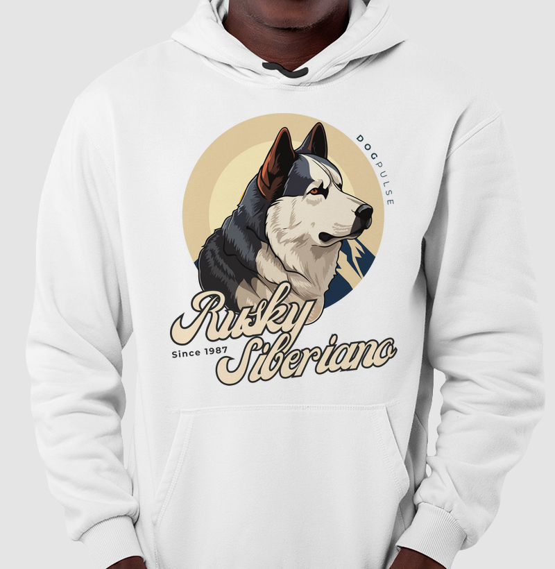 Moletom Husky Siberiano Busto Dog Pulse