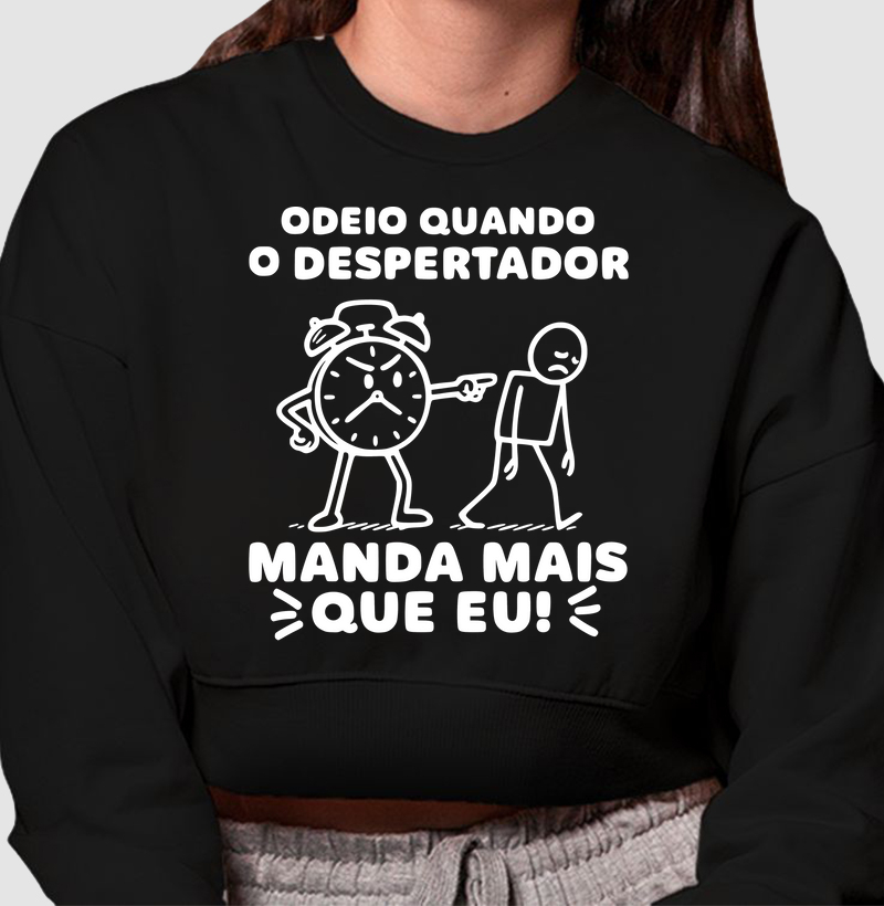 Odeio quando o despertador manda mais que eu!