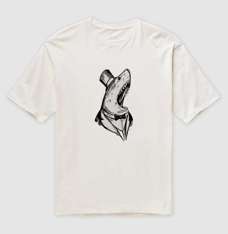 Suit Shark - Camiseta Oversized