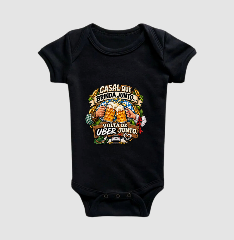 Casal que Brinda Junto - Body Infantil