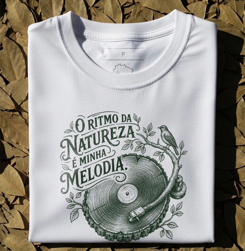 O ritmo da natureza é minha melodia
