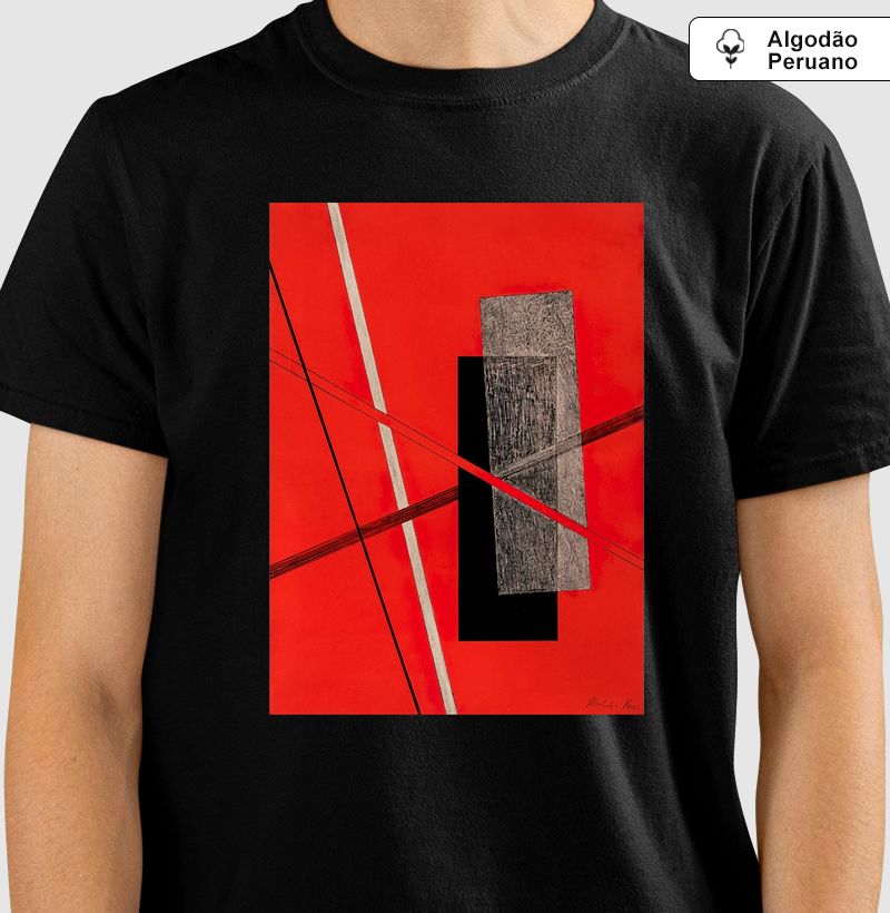 Camiseta László Moholy-Nagy | Bauhaus | Algodão Peruano 