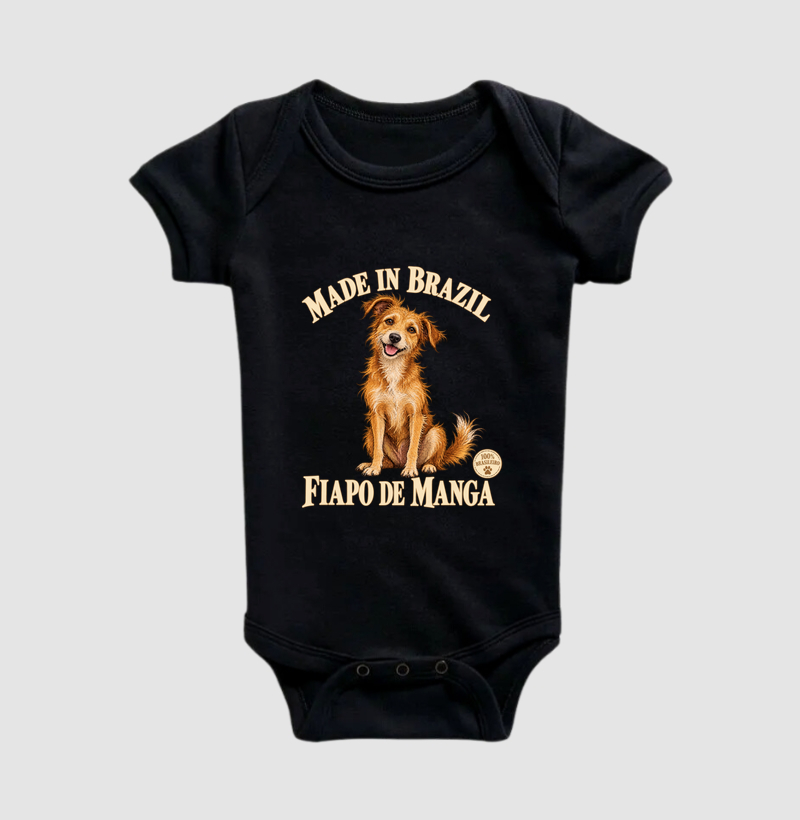 Made In Brazil - Fiapo De Manga - Body Infantil