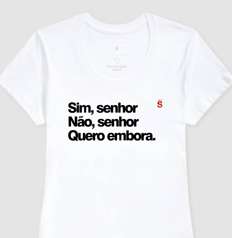 Sim senhor, não senhor