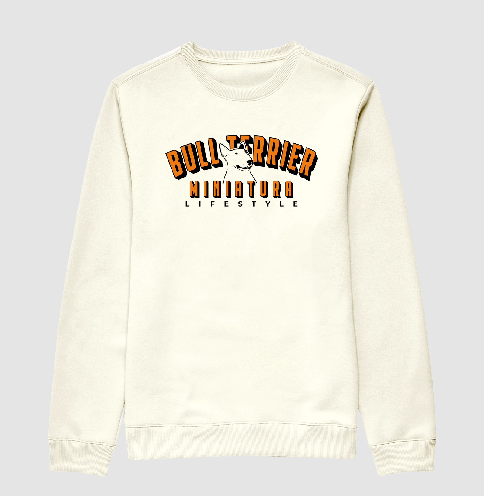 Bull Terrier Miniatura Lifestyle Laranja