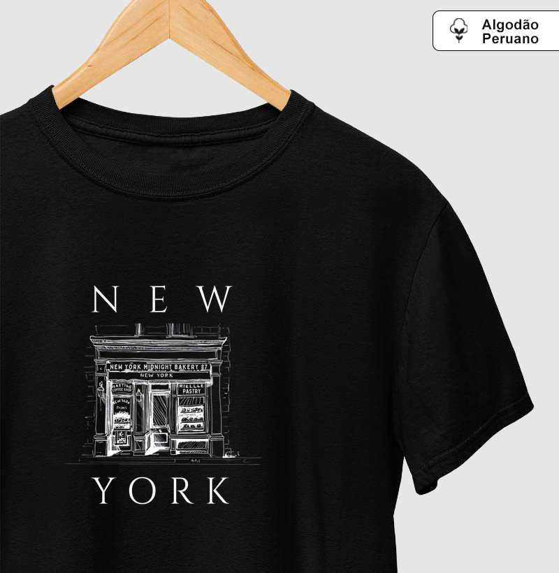 Camiseta Algodão Peruano New York 