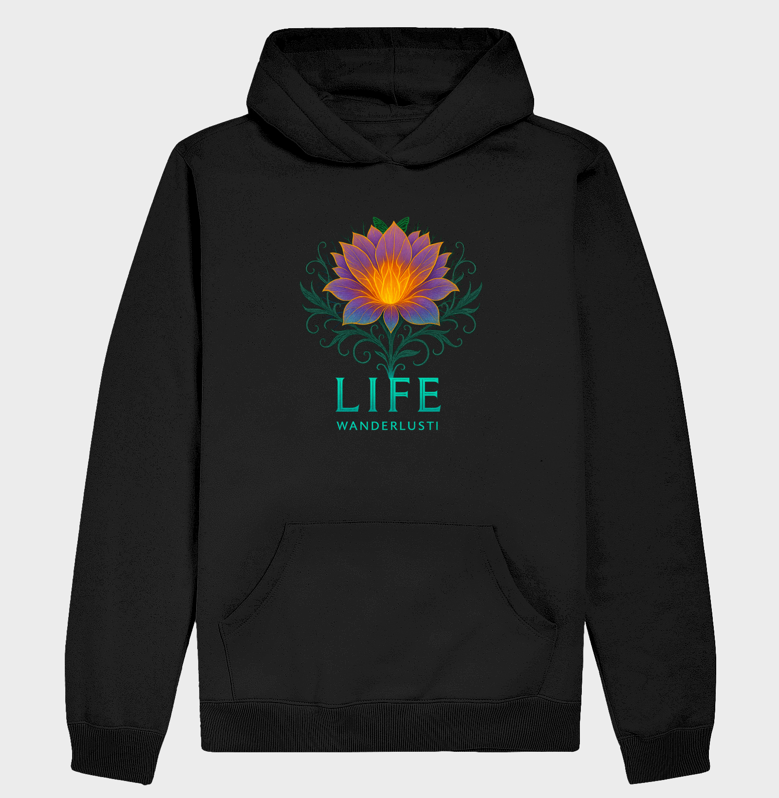 Hoodie Moletom A Flor da Vida que Brilha