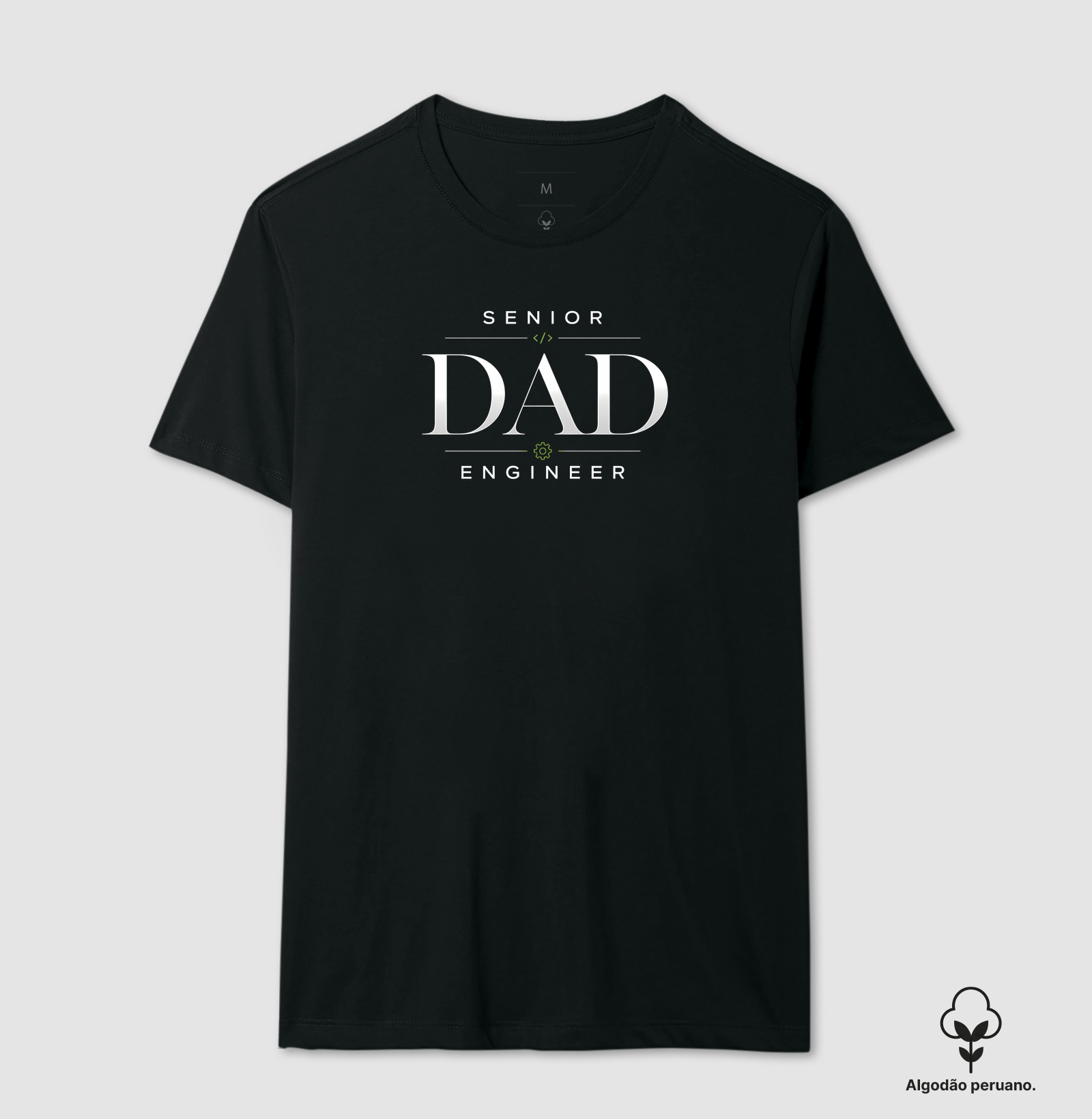 Camiseta Senior Dad Engineer em Algodão Peruano