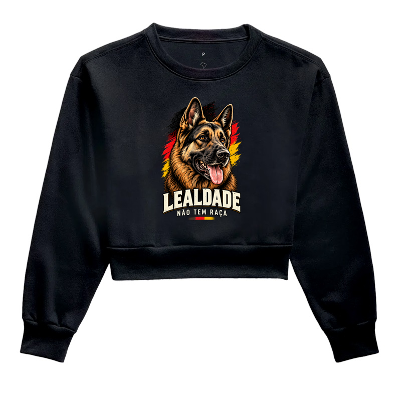 Lealdade não tem raça - Cropped Moletom