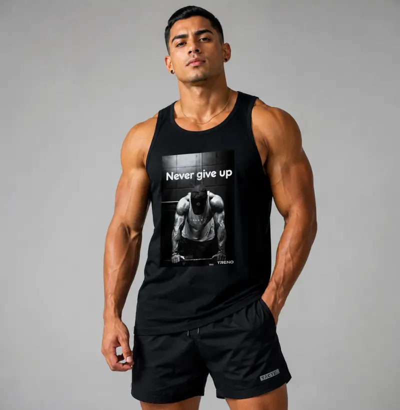 Camiseta Never Give Up – TRENO | Nunca Desista