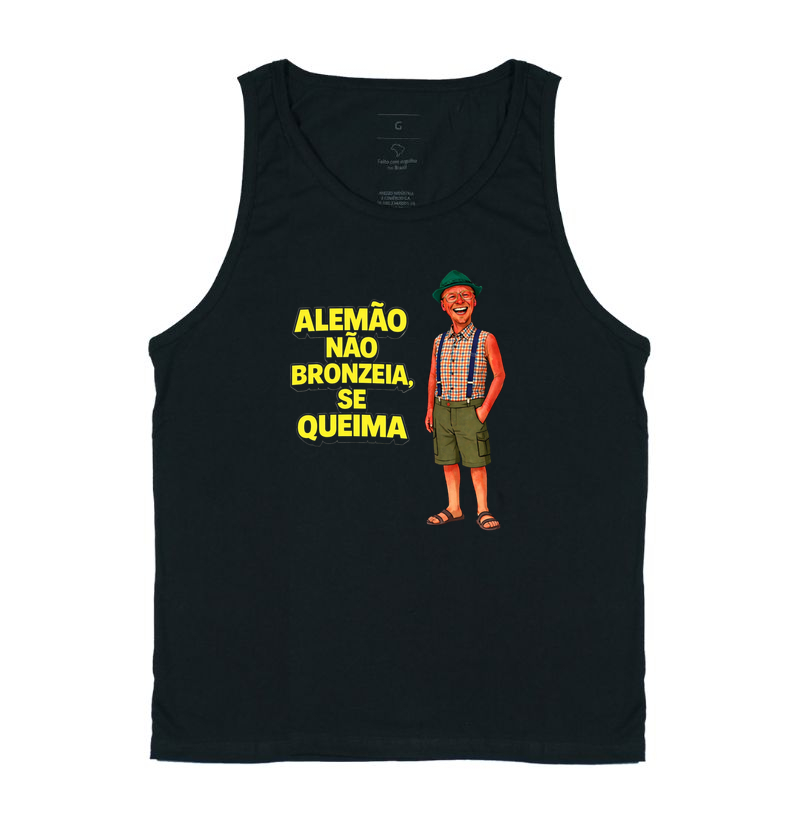 Alemão não bronzeia, se queima