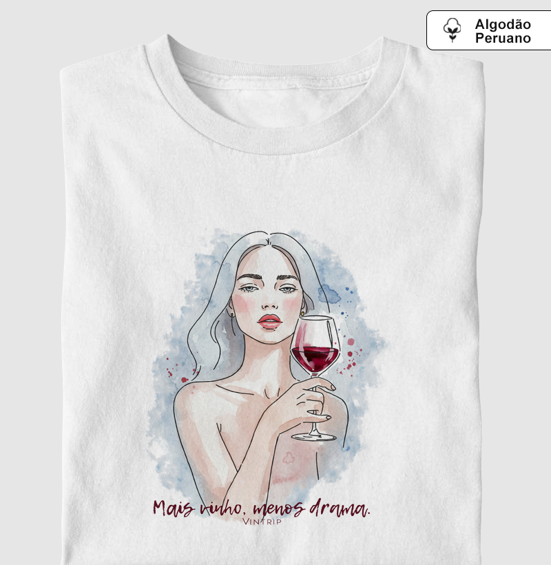 Mais vinho, menos drama.